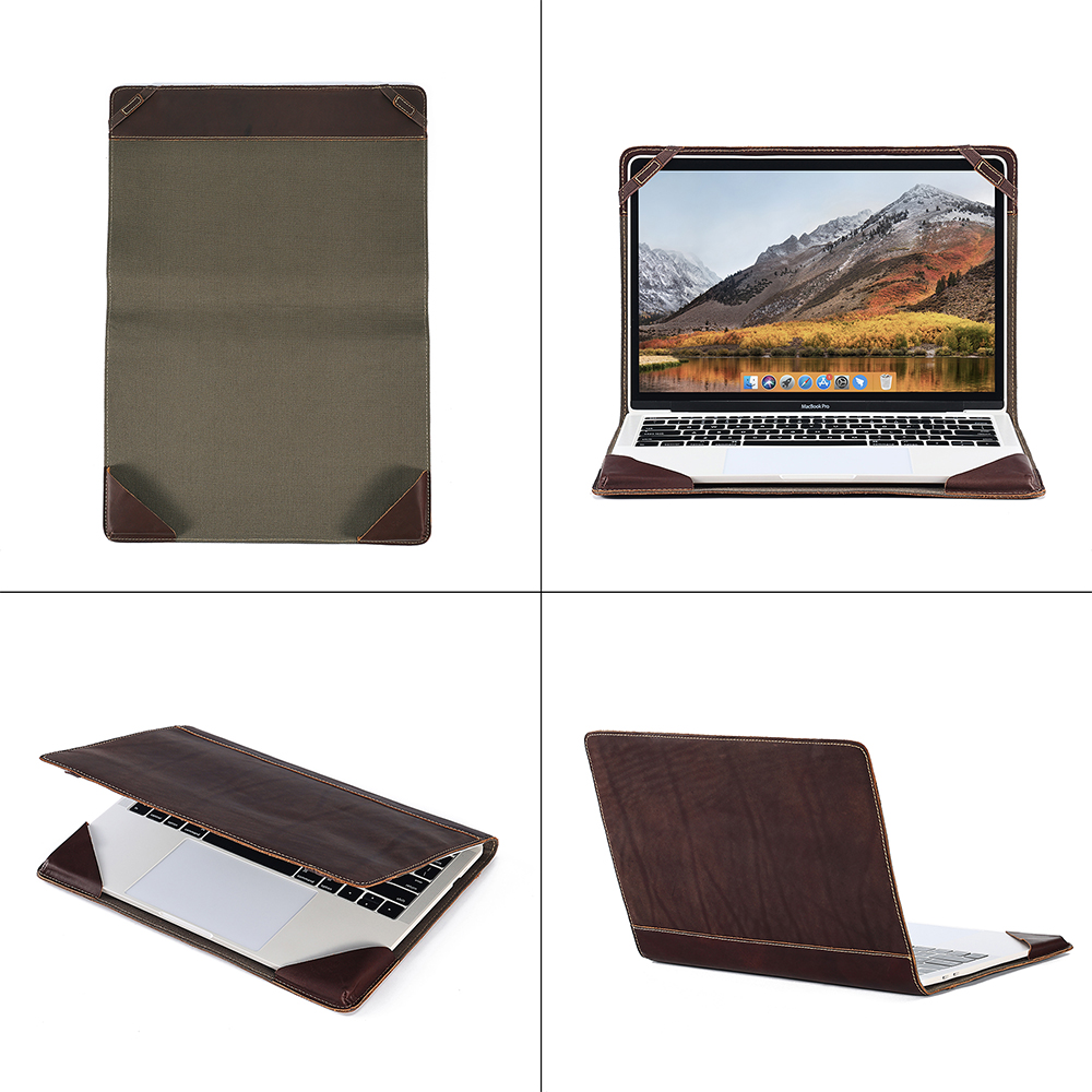 Crazy Horse Leather Laptop Case (14)