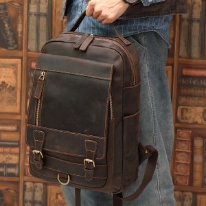 Crazy Horse Skin Backpack (6)