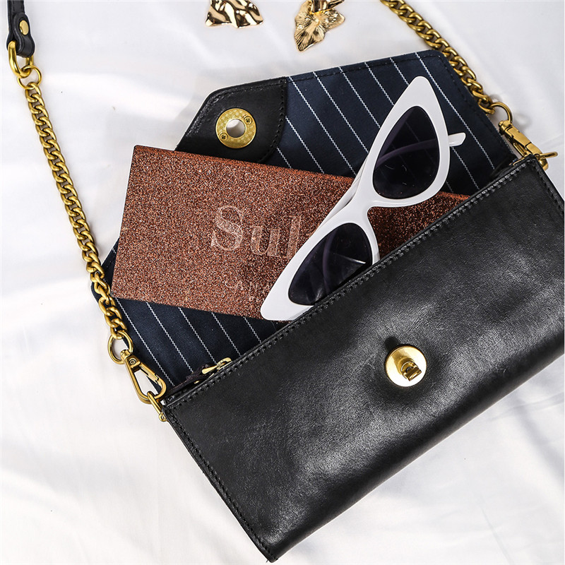 Custom logo leather Evening Bags for ladies shoulder bag (4)