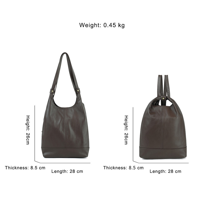 Sac à dos multifonctionnel pour femme en cuir avec logo personnalisé (1)