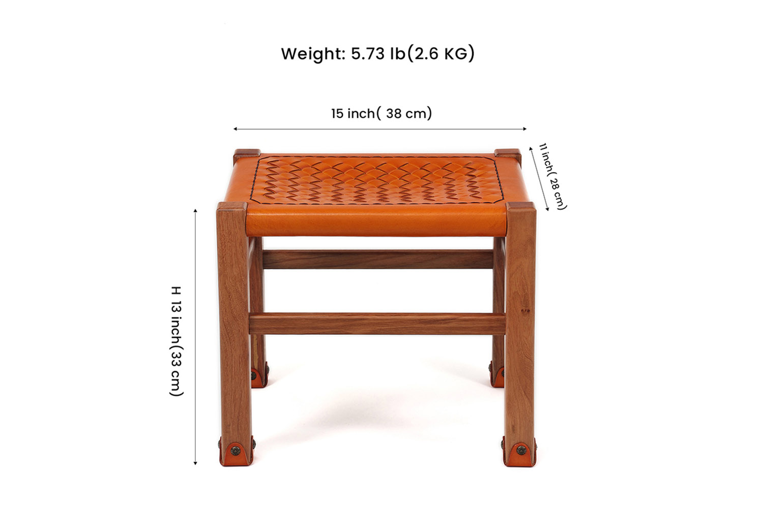 Customizable Handmade European Quadrangular Stools (1)