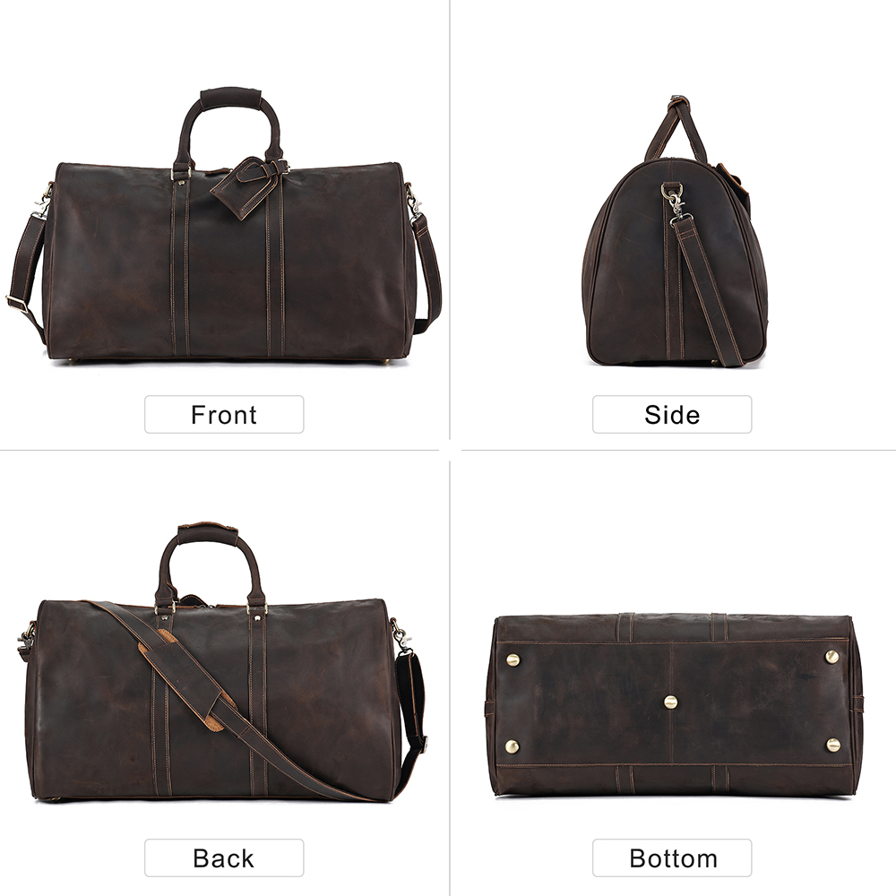 Customizable Leather Men's Vintage Luggage (6)