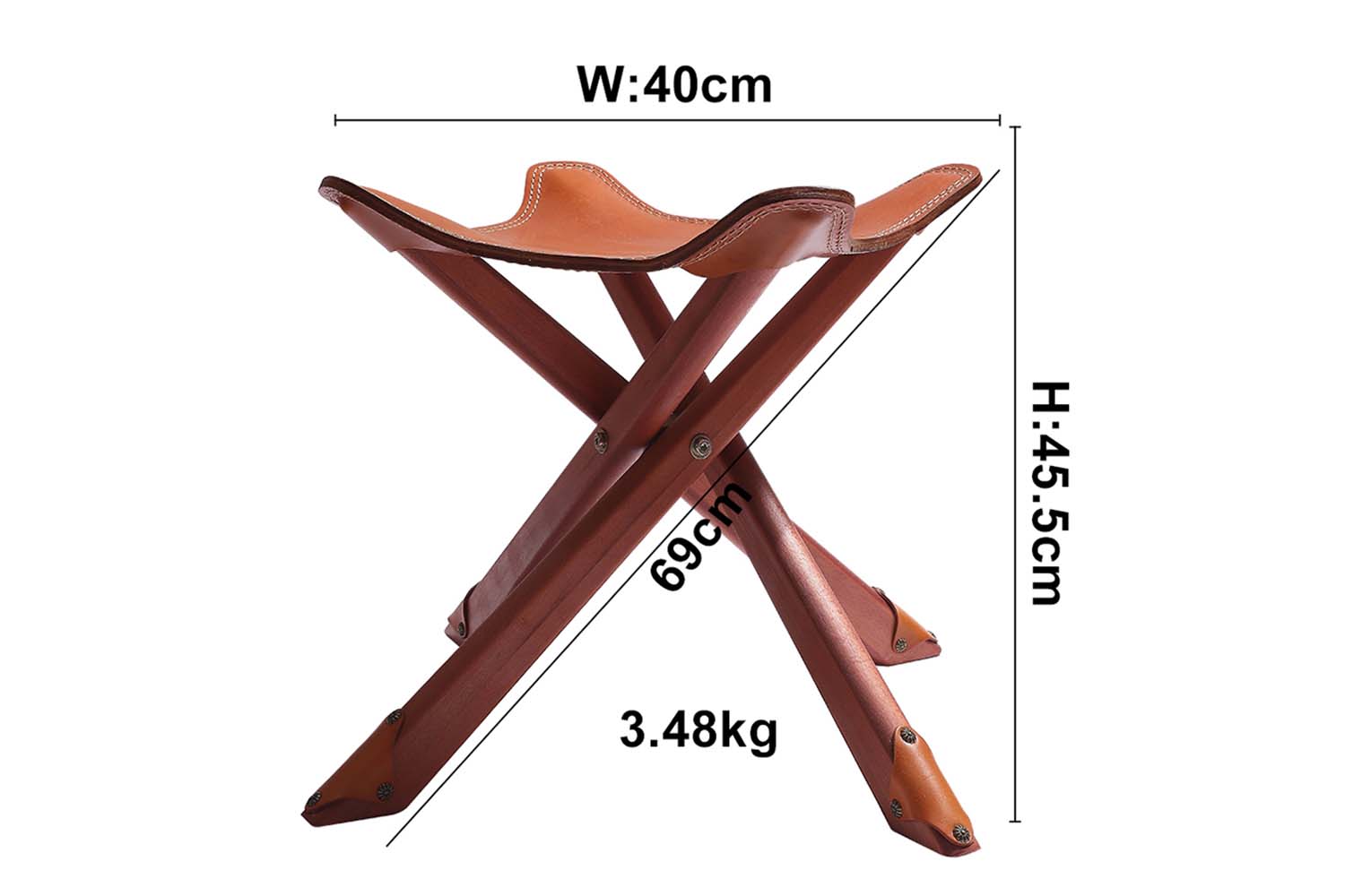 Customizable leather vintage chair (2)