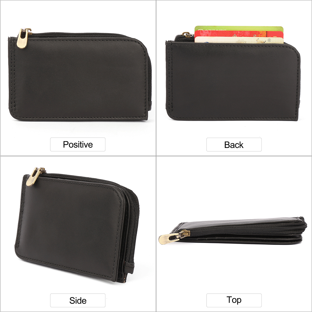 Customized women's rfid multi-card short wallet bag (2)