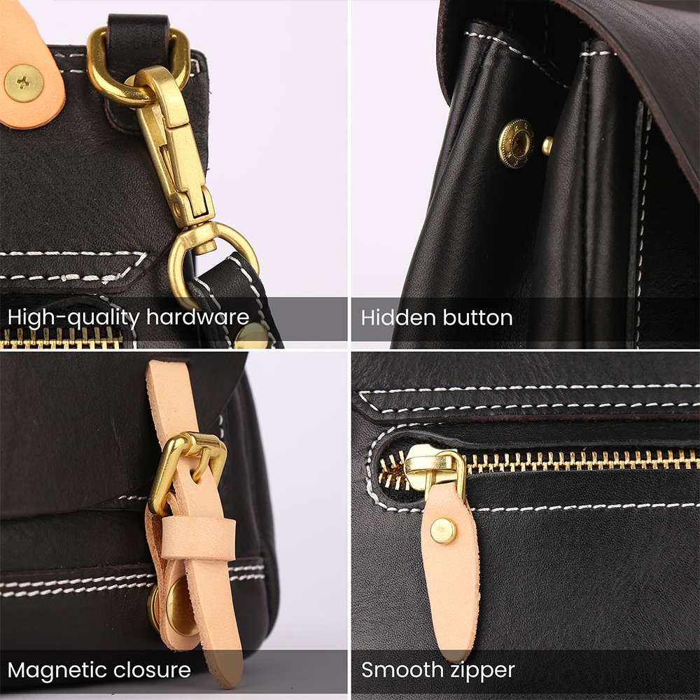 Factory Custom Leather Multifunctional Backpack Bag For Women's (5)