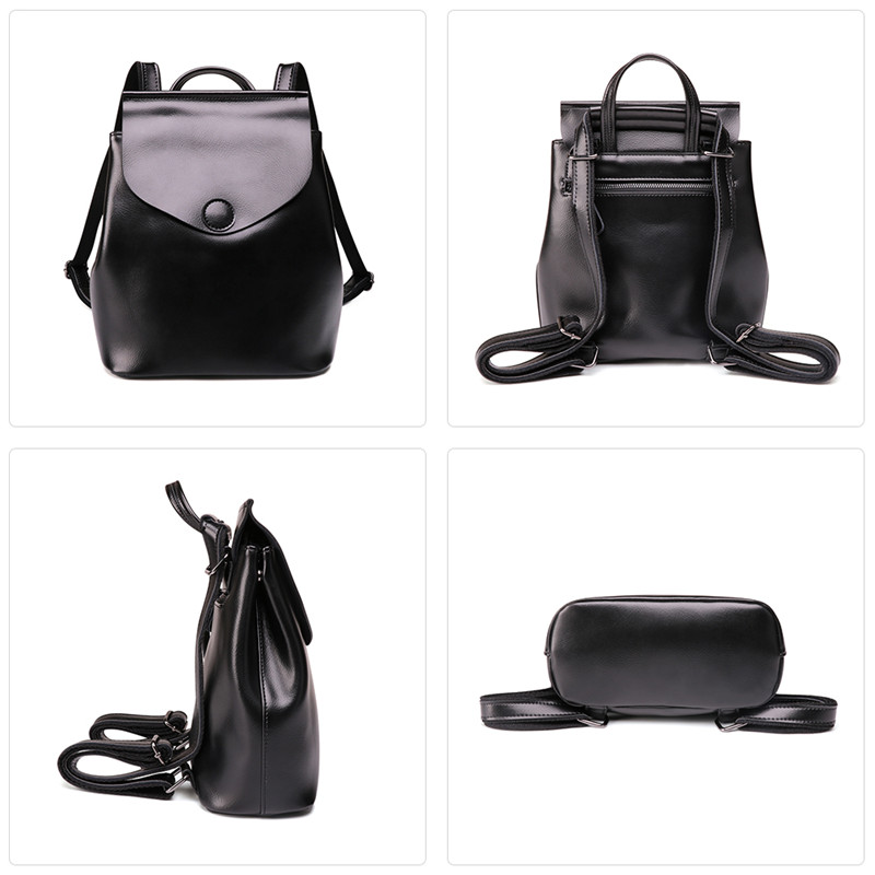 Factory Custom Leather Women's Multifunctional Backpack (3)