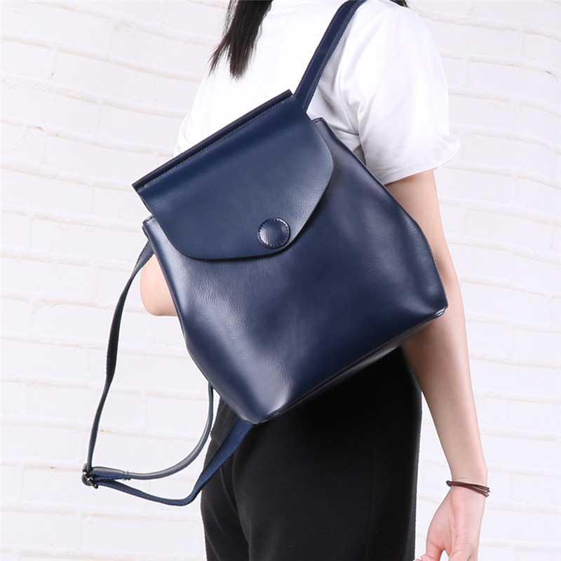 Factory Custom Leather Women's Multifunctional Backpack (75)