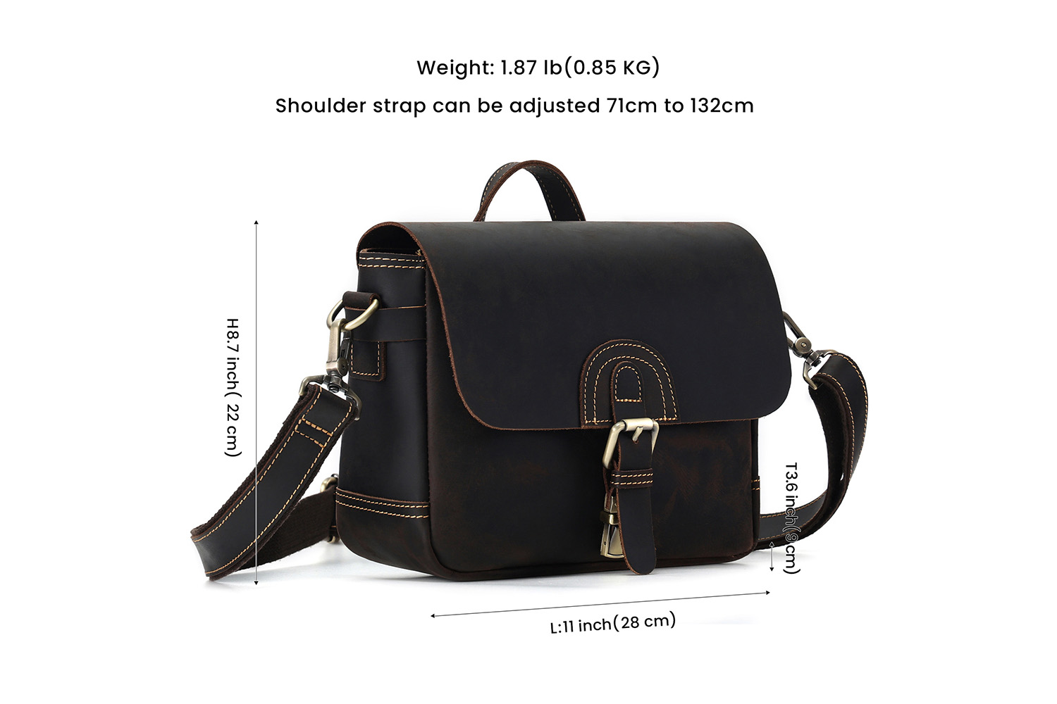 Genuine Leather Men's Crossbody Bags (1)