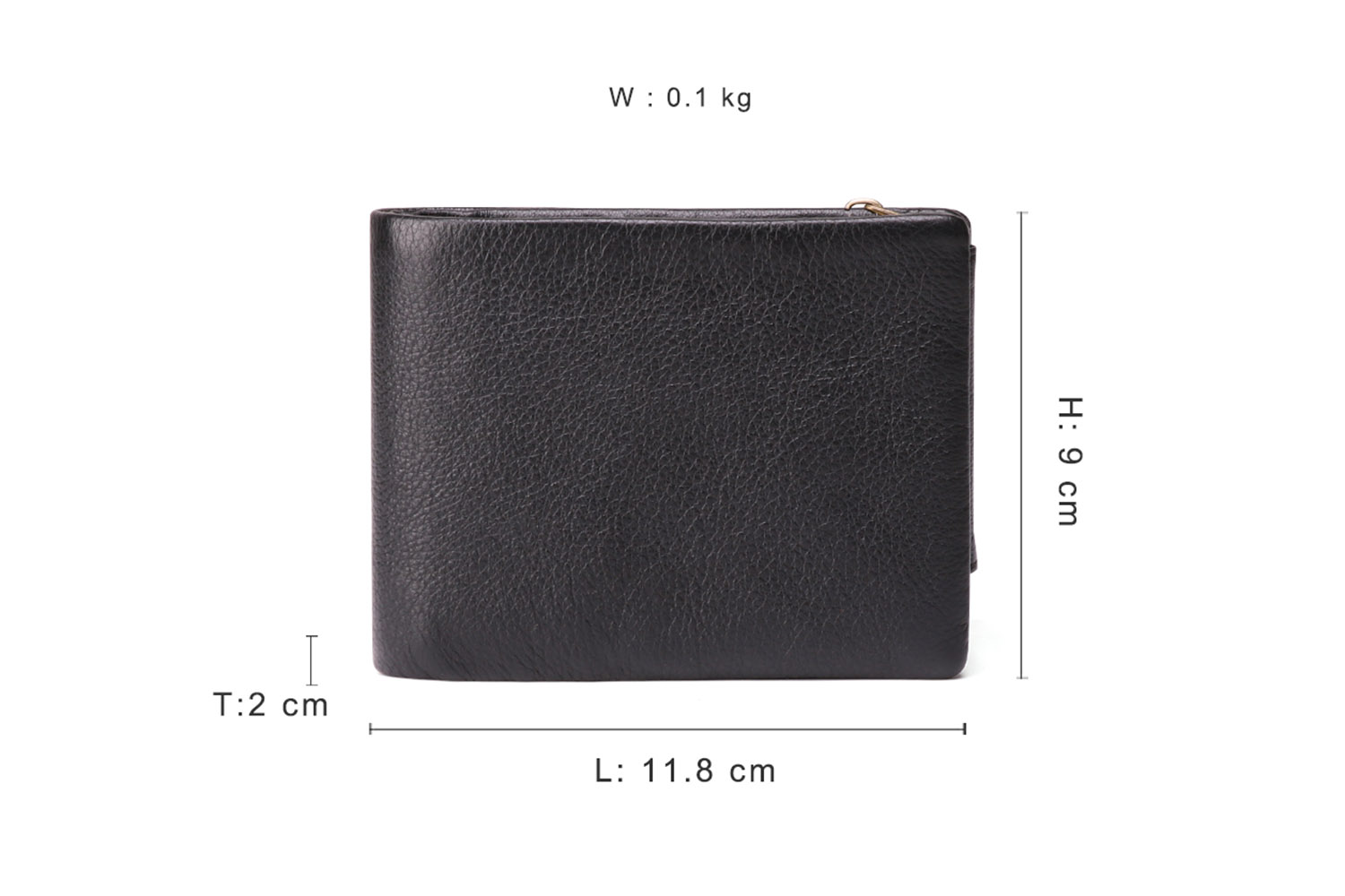 High-end customized men's leather large capacity vintage wallet (2)