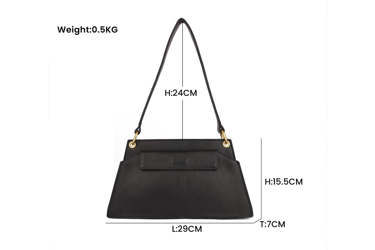 High quality customized leather ladies crossbody bag (5)