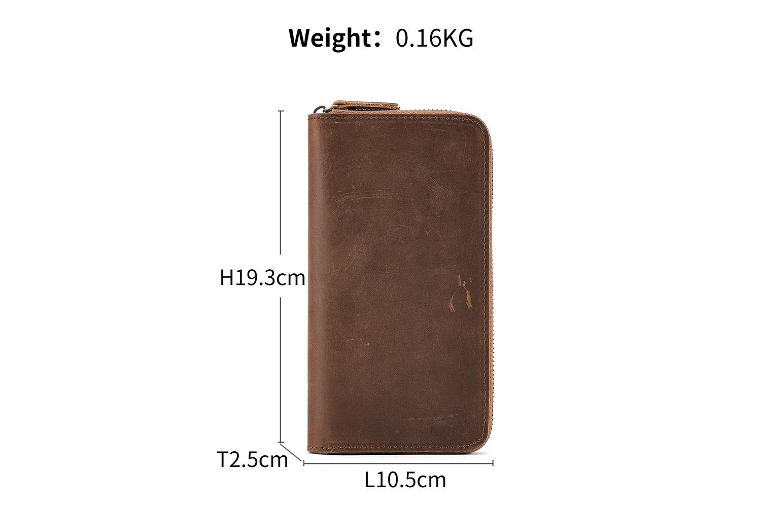 High quality customized men's leather wallet (5)