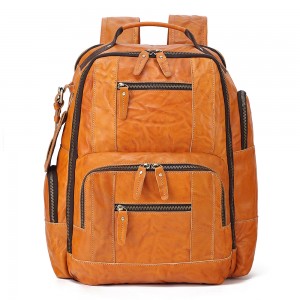 Vegetable tanned leather backpack (35)