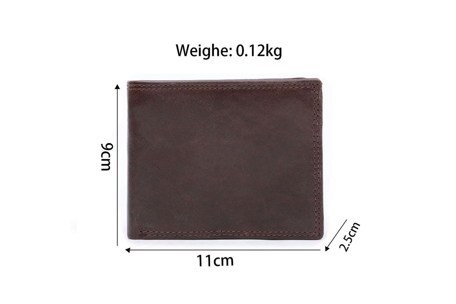 Wholesale leather men's vintage wallet available (4)